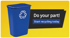 Do your part! Start recycling today.
