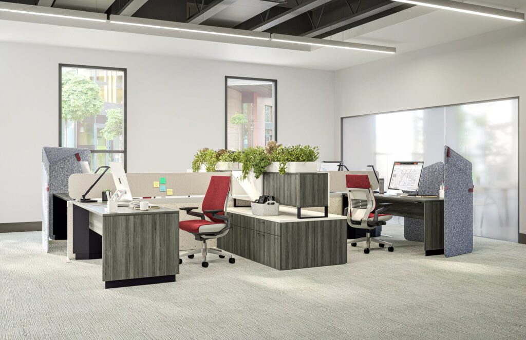 Steelcase Desks State of Idaho Contract Porter's Office Products